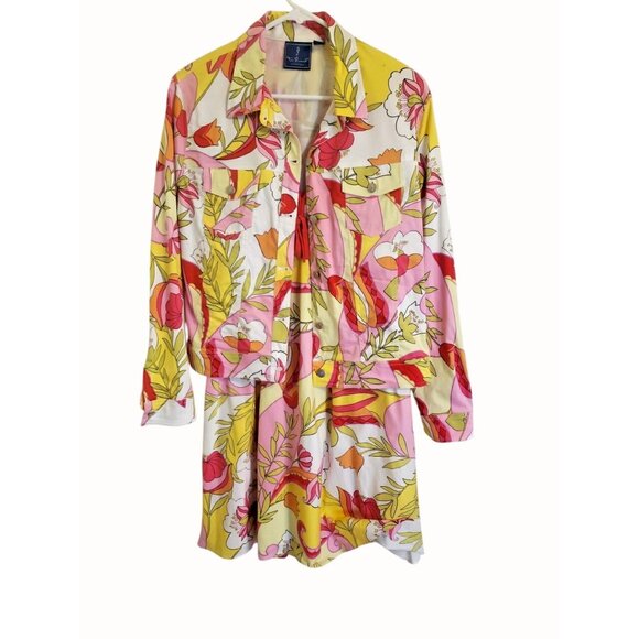 Tori Richard Honolulu Dress With Jacket Womens Size 10 Dress, 12 Jacket Tropical - Picture 7 of 15